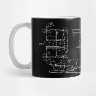 Jet Propelled Boat Vintage Patent Hand Drawing Mug